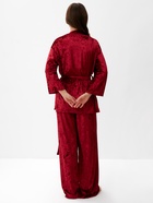 Костюм женский (жакет, брюки) KAFTAN, размер 40-42, цвет бордовый 5600750 - фото 1671134