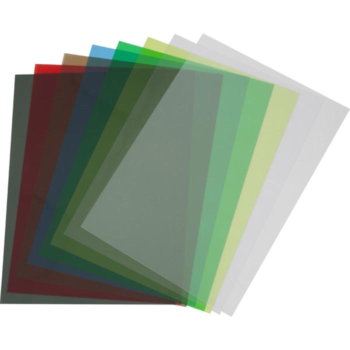 Обложки для переплета A4, 300 мкм, 100 листов, пластиковые, прозрачные бесцветные, Гелеос - фото 1886655148