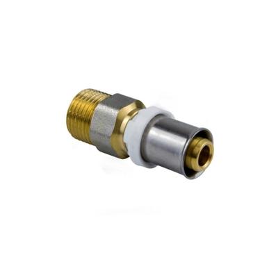 Муфта-пресс Aquasfera 8001-04, d=20 мм х 3/4", наружная резьба, латунь
