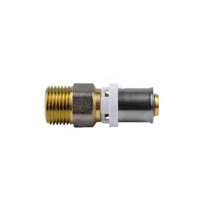 Муфта-пресс Aquasfera 8001-04, d=20 мм х 3/4", наружная резьба, латунь