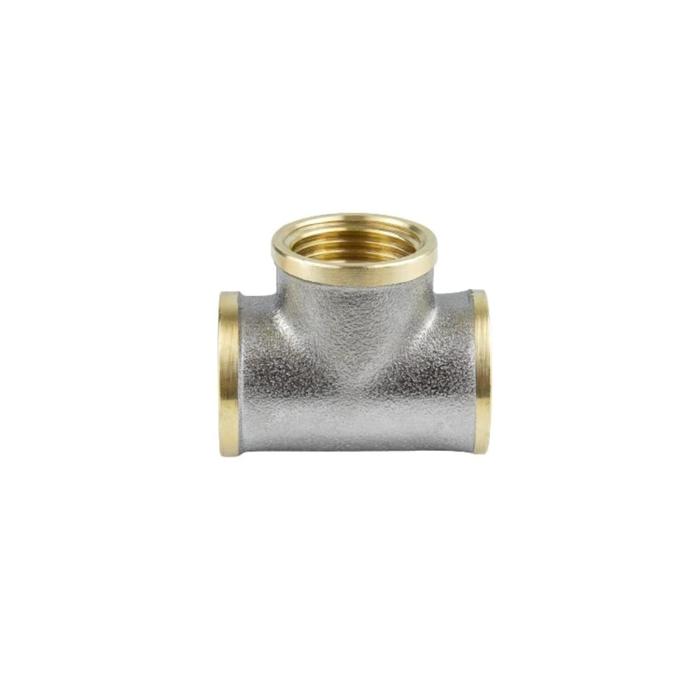 

Тройник Aquasfera 9007-04, 1 1/4", внутренняя резьба, никелированная латунь