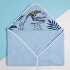 Полотенце уголок махровое Крошка Я "T-rex king", 75х75 см, 100% хлопок. 340г/м2 5388849