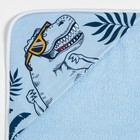 Полотенце уголок махровое Крошка Я "T-rex king", 75х75 см, 100% хлопок. 340г/м2 5388849
