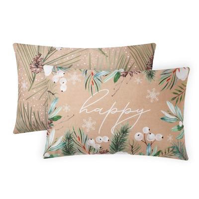 Комплект наволочек «Этель» Happy, 50×70 см, 2 шт., бязь, хлопок 100%