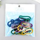 Карабин пластик "Цветной" МИКС 4,7х2,2 см (комплект 40 шт) - фото 21309076