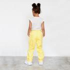 Джинсы для девочки MINAKU: Casual collection KIDS, лимонные, рост 116 см - Фото 3