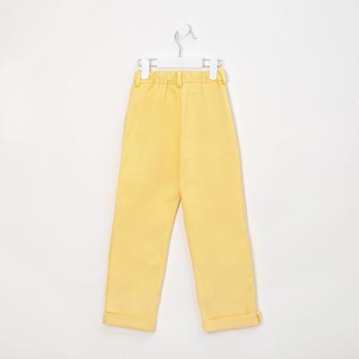 Джинсы для девочки MINAKU: Casual collection KIDS, лимонные, рост 116 см