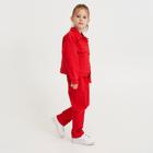 Жакет для девочки MINAKU: Casual collection KIDS, цвет красный, рост 122 см - Фото 3