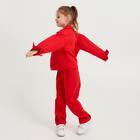 Жакет для девочки MINAKU: Casual collection KIDS, цвет красный, рост 122 см - Фото 4