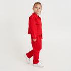 Жакет для девочки MINAKU: Casual collection KIDS, цвет красный, рост 134 см - Фото 3
