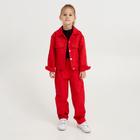 Жакет для девочки MINAKU: Casual collection KIDS, цвет красный, рост 140 см - Фото 2