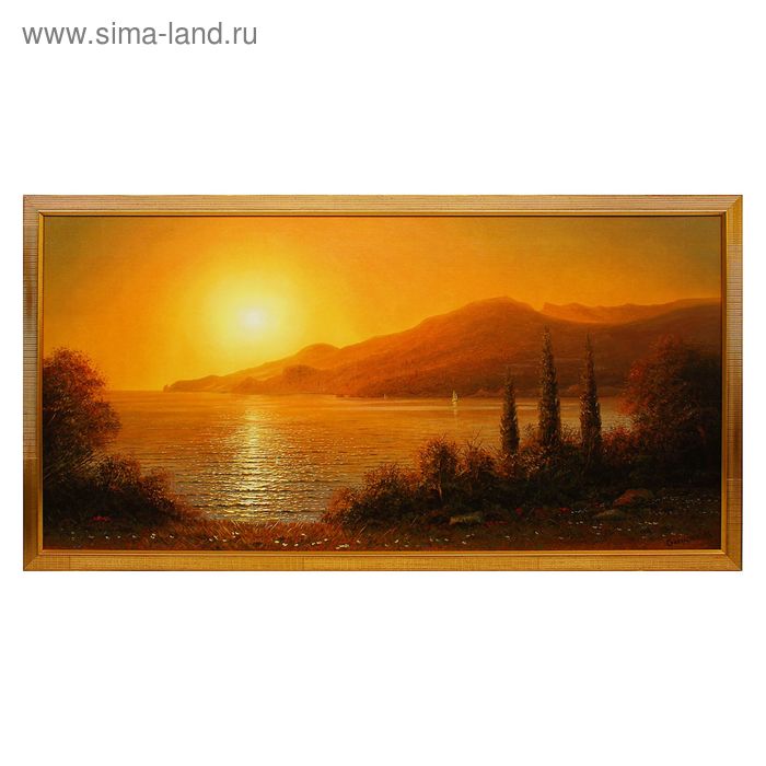 Картина Берег 919 53х103 см рамка МИКС - Фото 1