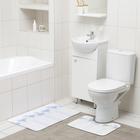 Набор ковриков для ванной и туалета Доляна «Рози», 2 шт: 50×80, 40×50 см - фото 9315759