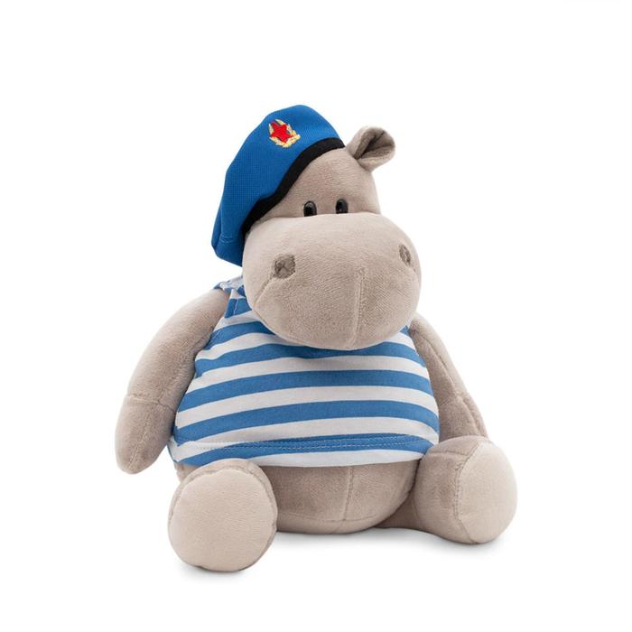 Мягкая игрушка «Бегемот: ВДВшник», 20 см - Фото 1