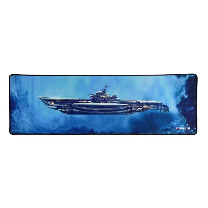 

Коврик для мыши "Гарнизон" GMP-305, игровой, 864х279х3 мм, оверлок, принт Подлодка
