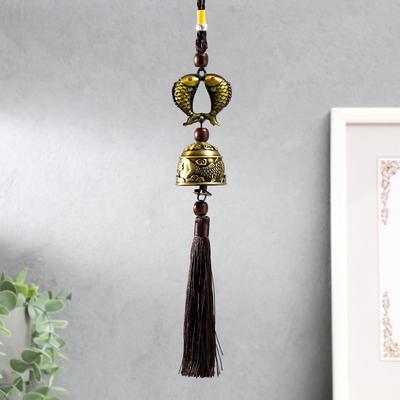 Колокольчик подвесной металл «Карпы», 34×4×4 см