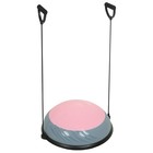 Полусфера BOSU гимнастическая, 60х10 см, с насосом, цвет розовый - Фото 3