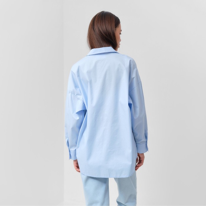 Рубашка женская MIST, р. 44, голубой 50351