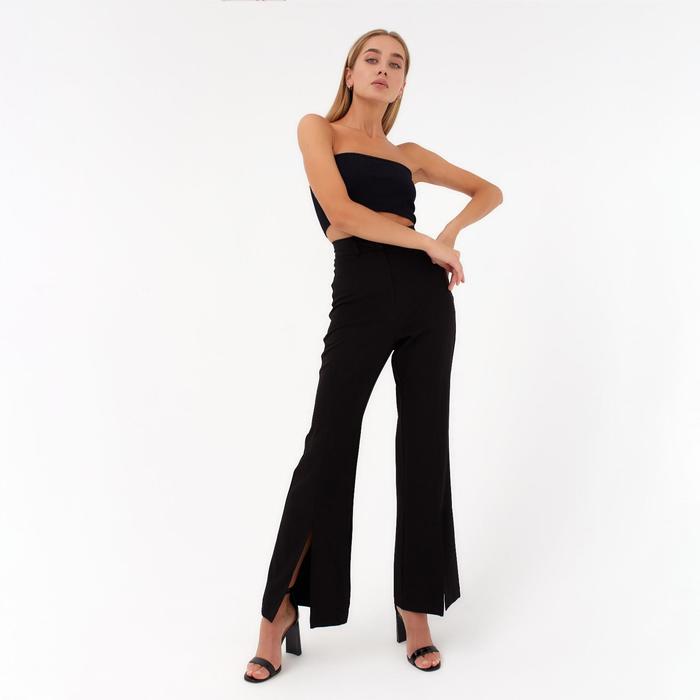 Брюки женские прямые MIST: Pants, размер 48, чёрные