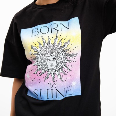 Футболка женская MIST Born shine, размер 40-42