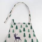 Фартук Доляна «Елочки» 60×67±2 см, 100% п/э 5985581