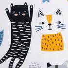 Кухонный набор Доляна «Котики» вид 2, прихватка 17*17см, рукавица 26*16см, фартук 60*80 см 100% п/э - фото 32234103