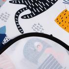 Кухонный набор Доляна «Котики» вид 2, прихватка 17*17см, рукавица 26*16см, фартук 60*80 см 100% п/э - фото 32234104