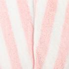 Чалма для сушки волос Этель «Полоски», цв.розовый, 65*25 см, 100% п/э - фото 8673654