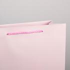 Пакет подарочный ламинированный, упаковка, «Розовый», L 31 х 40 х 11,5 см - Фото 3