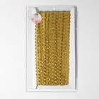 Тесьма декоративная «Волна», 9 мм, 10 ± 1 м, цвет золотой - Фото 3