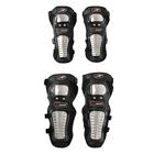 Наколенники и налокотники мотоциклетные, взрослые, чёрные, набор 4 шт. - Фото 1