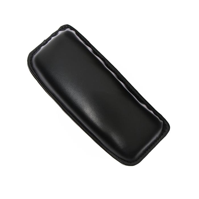 Подушка самоклеящаяся, кожа PU, 18 х 7.5 см, черный - Фото 1