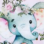 Фотофон винил "Слонёнок в розах" 100х150 см  (артикул 6631771)  большой выбор товаров оптом и в розницу по низким ценам с доставкой