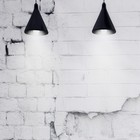 Фотофон винил интерьер "Старая кирпичная стена и лампочки" 150х200 см - Фото 2