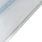 УЦЕНКА Сотовый поликарбонат 4 мм, 2.1×6 м, УФ, прозрачный - Фото 5