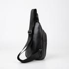 Сумка слинг, искусственная кожа, цвет чёрный - Фото 2