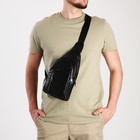 Сумка слинг, искусственная кожа, цвет чёрный - Фото 5