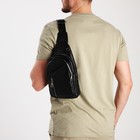 Сумка слинг, искусственная кожа, цвет чёрный - Фото 6