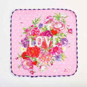 Набор салфеток для уборки Just Love 30х30 -3шт, микрофибра, п/э 200гр/м2