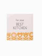 Набор подарочный Best kitchen: полотенце, варежка-прихватка, кухонная лопатка, венчик, губка - фото 809315711