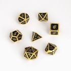 Набор кубиков для D&D (Dungeons and Dragons, ДнД), серия: D&D, "Золото", 7 шт - Фото 2