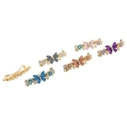 Заколка-автомат для волос Барбара 6 см перламутр бабочка, микс - Фото 2