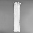 Молния «Спираль», №7, разъёмная, замок автомат, 50 см, цвет белый, цена за 1 штуку - Фото 3