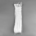 Молния «Спираль», №7, разъёмная, замок автомат, 60 см, белая - Фото 3