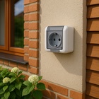 Розетка накладная, 16 А, с заземлением, уличная, IP44, одноместная, белая - Фото 4