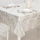 Клеёнка на стол «Соты», на тканевой основе, ширина 137 см, рулон 20 м, толщина 0.25 мм - Фото 2