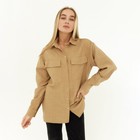 Рубашка женская MIST р. 52-54, бежевый - фото 35240129