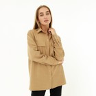 Рубашка женская MIST р. 52-54, бежевый - фото 35240132