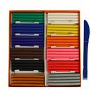 Пластилин 12 цветов 172 г, (10 классических + золото + серебро) Гамма "Оранжевое солнце", со стеком, картонная упаковка 130520206 (комплект 2 шт) - фото 41425742