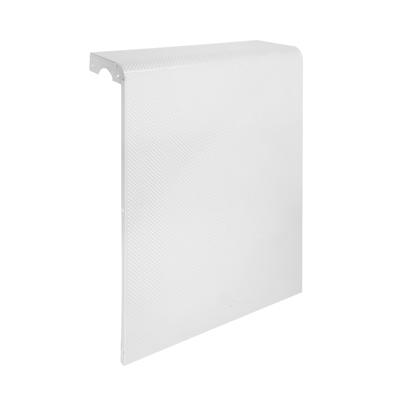 УЦЕНКА Экран на чугунный радиатор «ФЛЕКС» Гольф 511283, 595×475 мм, 5 секций, металл., белый